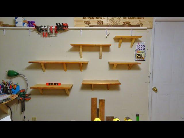 Easy DIY Shelf Brackets From Scrap Wood