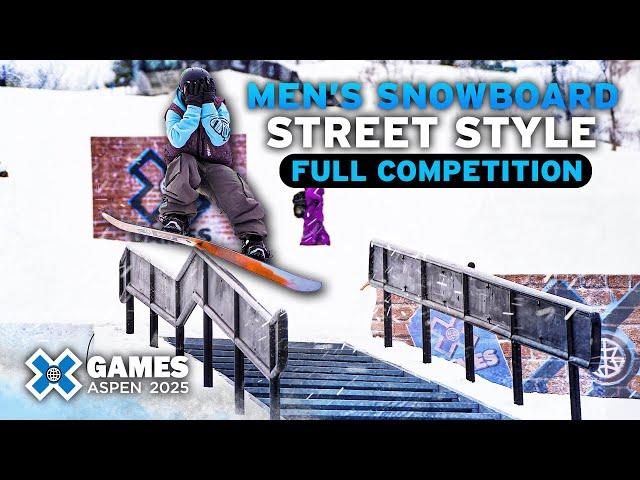 Men’s Snowboard Street Style: FULL COMPETITION | X Games Aspen 2025