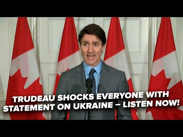 Trudeau drops SHOCKING statement on Ukraine and ZELENSKYY – the internet is BUZZING!