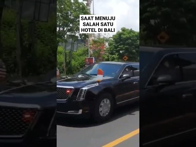 Pengawalan presiden Amerika Joe Biden saat menuju salah satu hotel di bali #kttg20 #joebiden