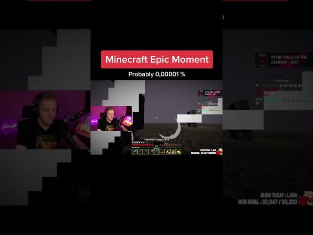 Minecraft epic moment #shorts