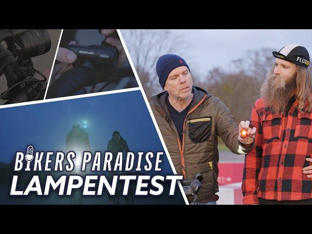 Sigma & Busch und Müller im Test. Der Lampentest bei Bikers Paradise!