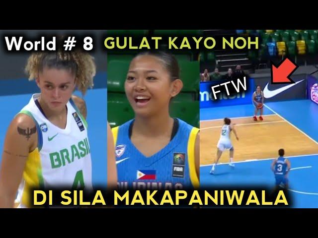 Gilas Women vs Brazil | Sinabayan ang mas Matangkad na Kalaban, FIBA di inaasahan to! | Highlights