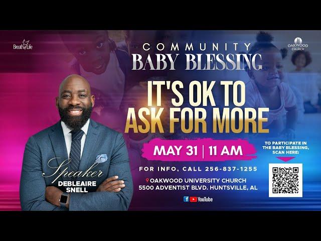 It's ok to Ask for More | Pastor Debleaire Snell