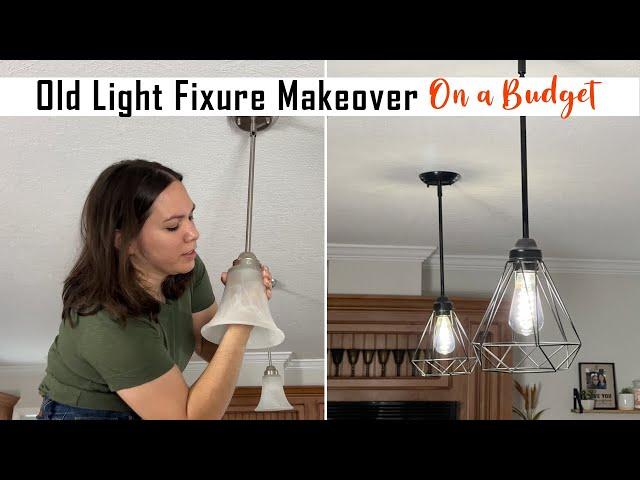 How to Update Your Light Fixtures on a Budget | DIY Makeover