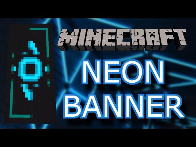 NEON Minecraft Banner Design! Tutorial