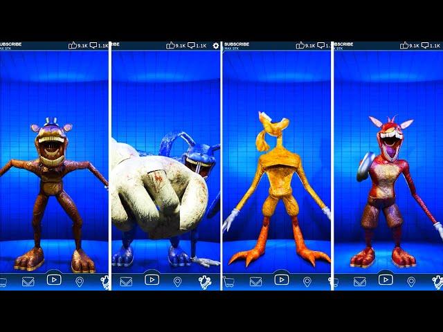 SHIN Five Nights at Freddy's Characters in FNaF AR Workshop Animations