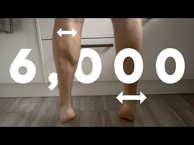 I did 6,000 calf raises in 1 Week (results)