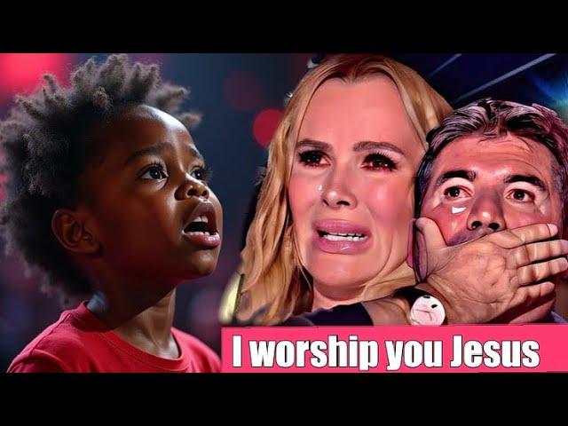 incredible 8-Year-Old singing worship song on agt stage goodness of God