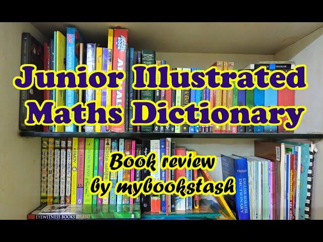 Usborne books | Junior Illustrated Maths Dictionary | review by mybookstash