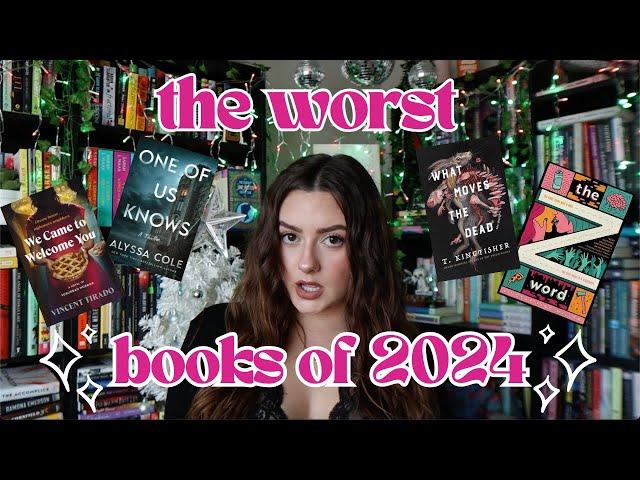 THE WORST BOOKS OF 2024