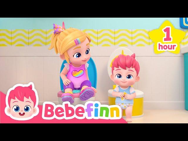 Yes, Yes, Potty Party! for 1hour  | Bebefinn Compilation | Nursery Rhymes & Kids Songs