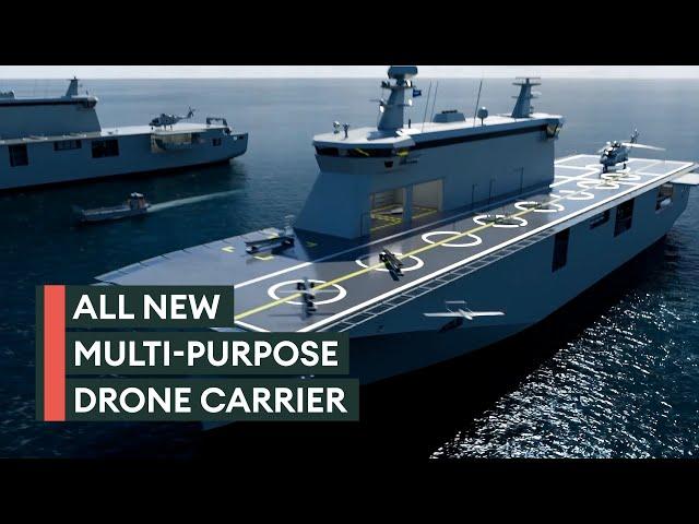 New drone carrier to bring the power of UAVs to the oceans