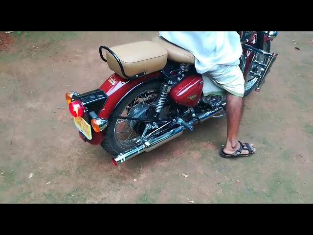 Mini punjabi silencer(short bottle)Royal enfield classic 350