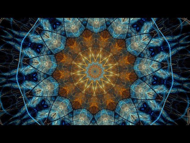 Splendor of Color Kaleidoscope Video v1.3 Up-Scaled to 4K60p Using Video AI w/ Cool Meditation Music