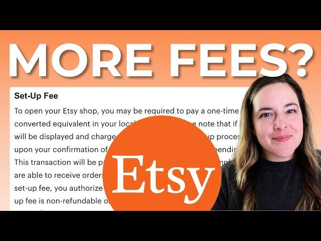 Etsy Shops Are NOT FREE - New Shop Setup Fees!!