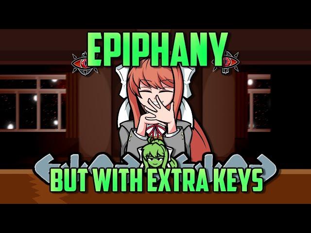 Epiphany but with Extra Keys - 6K, 9K and Original Comparison - Friday Night Funkin' (Doki Doki)