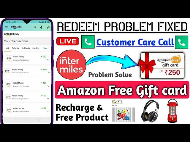 Live proof Intermiles Redeem problem Solve | Intermiles Free Recharge & Free product Loot |