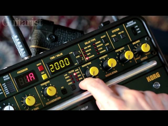 Korg SDD-3000 Pedal stompbox delay review demo