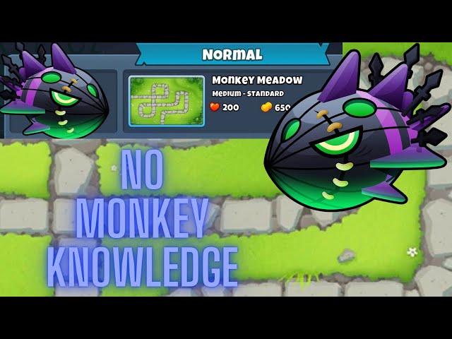 BTD6 Lych Normal Tutorial - NO MK - Monkey Meadow - Easy Strategy