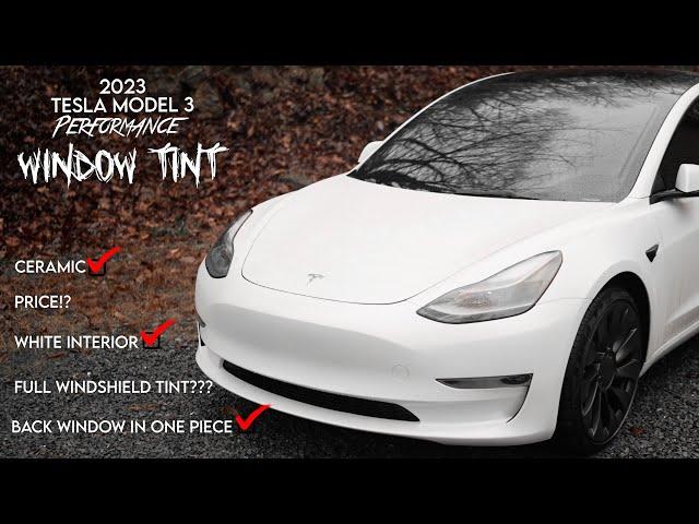 Windows Tinted 15%! | 2023 Tesla Model 3 Performance Tint