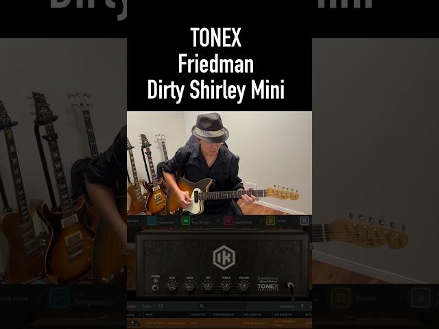 Friedman Dirty Shirley Mini Demo Music Guitar Play [TONEX] #shorts