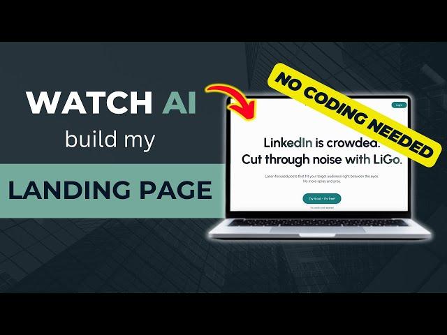 Creating a custom landing page for your SaaS product | No Code Required