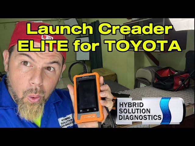 Launch Creader Elite T is the prefect Scantool for Toyota DIY users