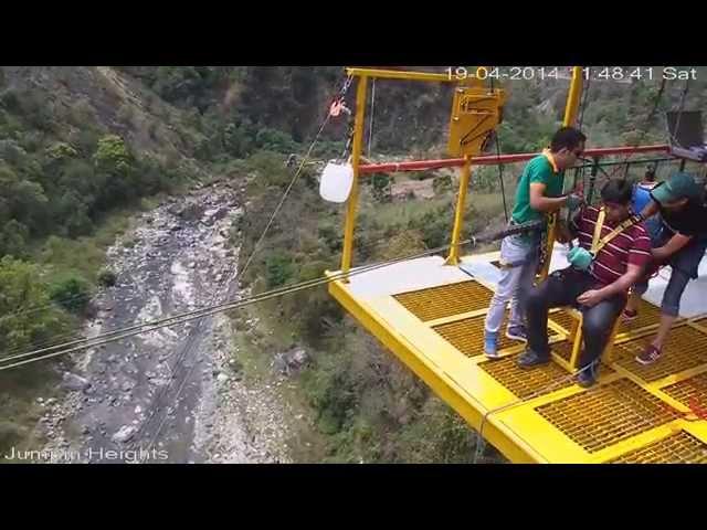 Swing Jump 83 Metres High in Rishikesh