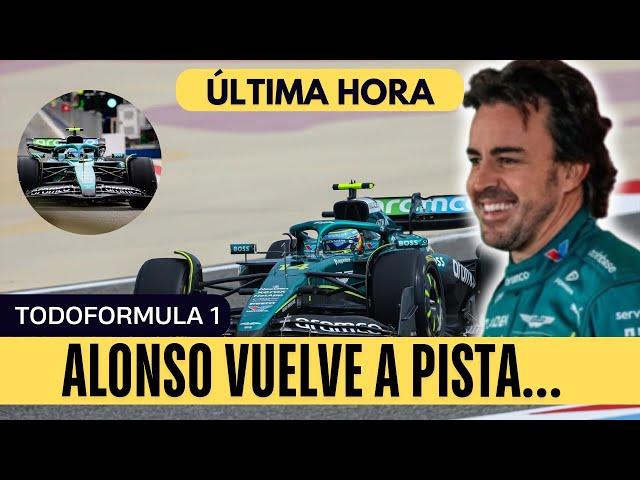 F1 HOY:  ¡Alonso vuelve a pista con el Aston!