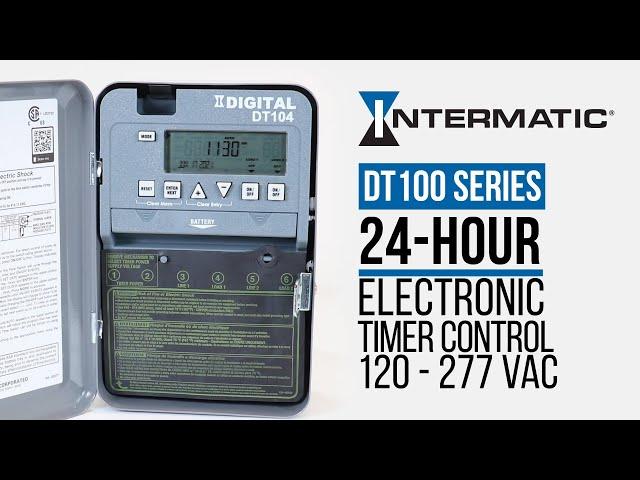 Up Close with the DT100 Series 24-Hour Electronic Timer from Intermatic