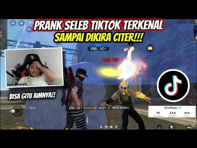 PRANK SELEB TIKTOK TERKENAL SAMPAI DIKIRA CITER KARENA HEADSHOT TERUS‼️