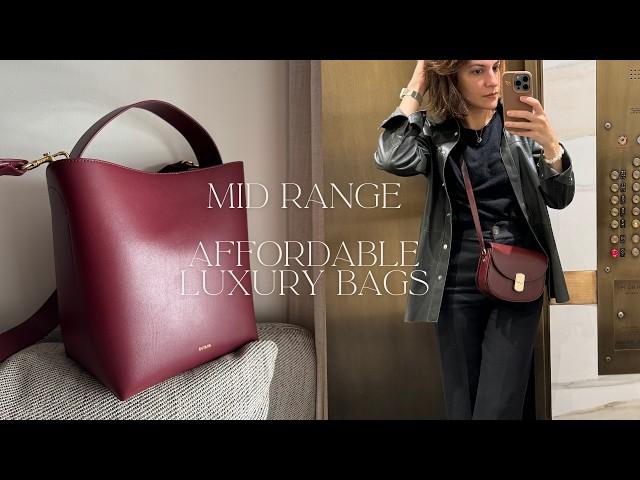 the best  MID-RANGE Luxury bags if you don't want to spend $$$$ on designer bags