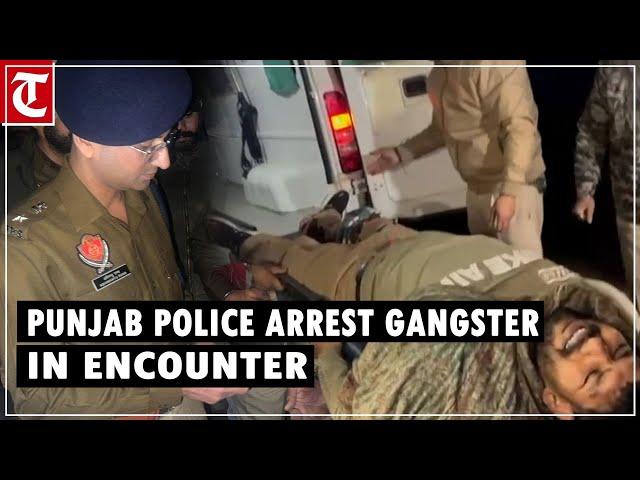 Punjab Police arrest gangster in encounter, seize pistol, live cartridge, motor cycle