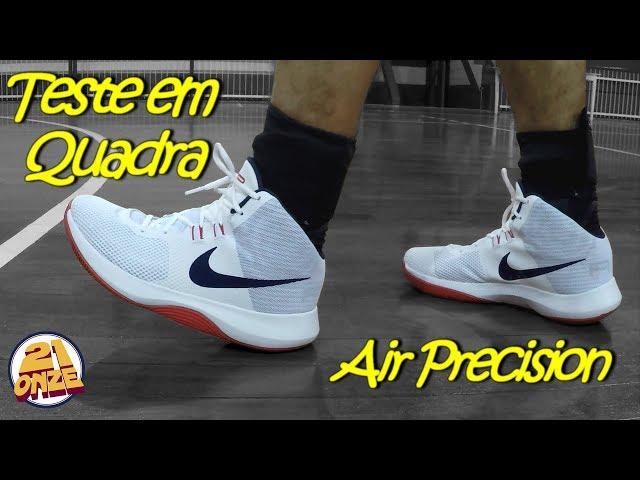 Teste em QUADRA NIKE AIR PRECISION | Canal 21onze Tênis de Basquete.