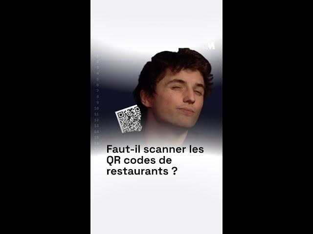 Faut-il scanner les codes QR de restaurants ? #shorts