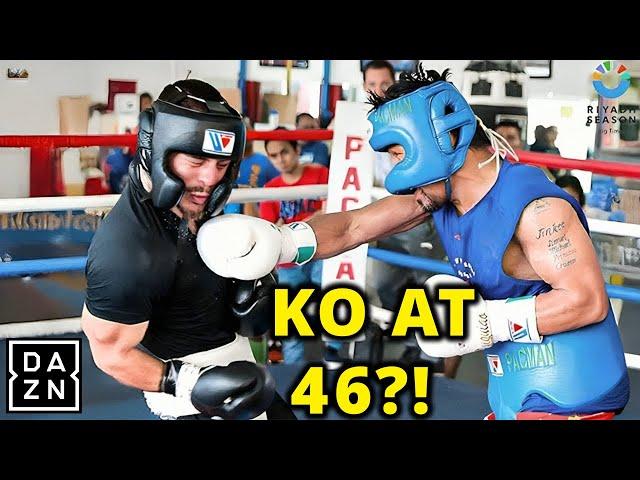 Pacquiao KNOCKS Down Training Partner – Comeback Just Got Serious!