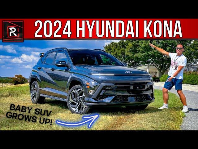 The 2024 Hyundai Kona N-Line Is A Spunkier Grown-Up Turbo Small SUV