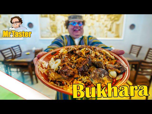 Legendary Uzbek Plov in Bukhara, Street Food Tour in Toqi-Zargaron market, Uzbekistan!