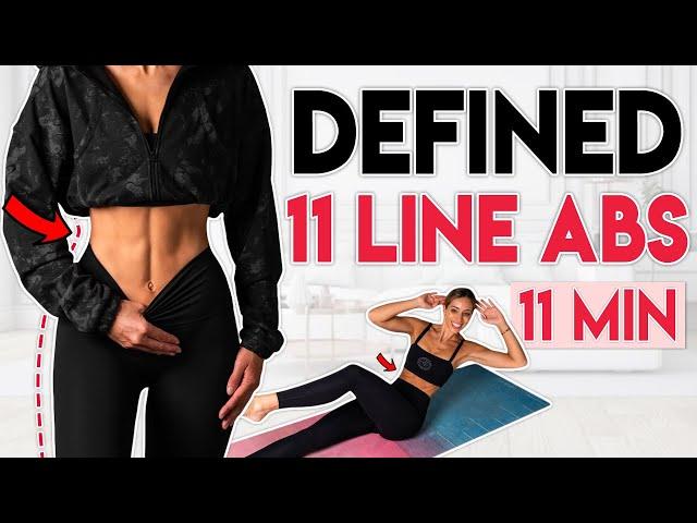 GET DEFINED 11 LINE ABS  Belly Fat Burn & Toned Abs | 11 min Workout