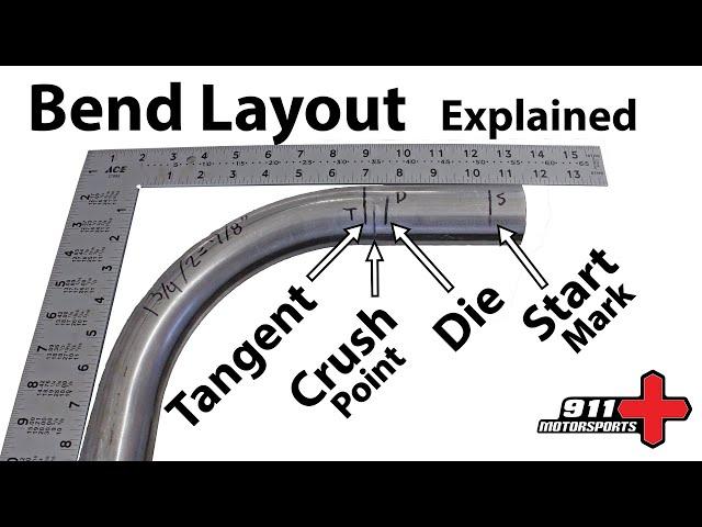 Tube Bending - Start Point Offset Layout - for roll cages, bumpers, bars & structural tubing work