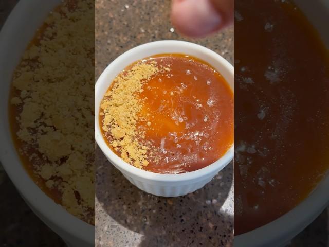 Single serve salted caramel cheese cake #easyrecipe #shorts