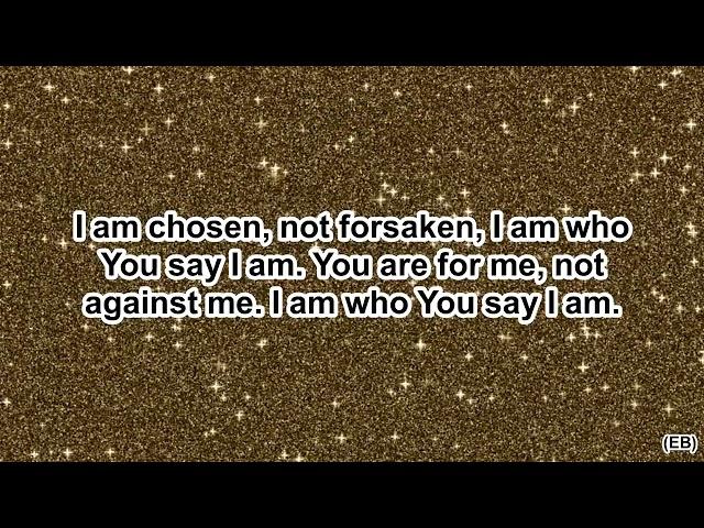 Who You Say I Am - Hillsong - Instrumental (Original Key Gb) - 9.4.24