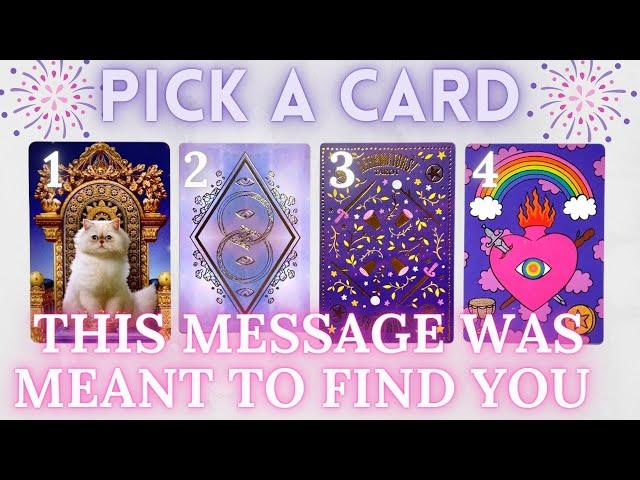 This Message was Meant to Find You| PICK A CARD In-Depth Tarot Reading