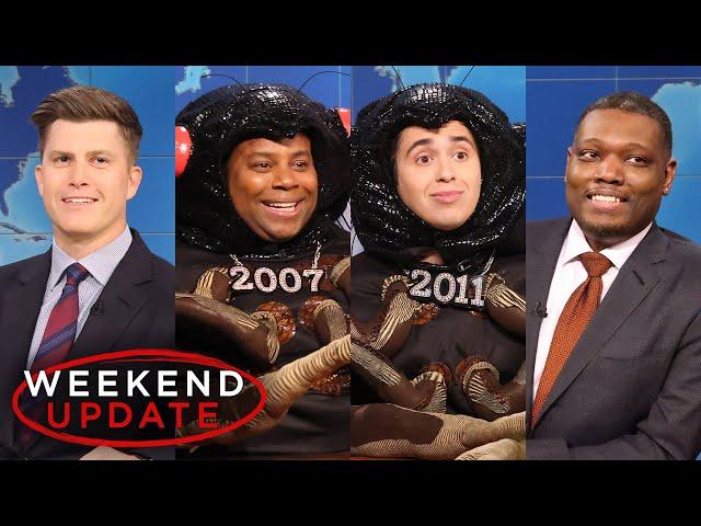 Weekend Update ft. Kenan Thompson, Marcello Hernández and Season 49 Finale Joke Swap - SNL