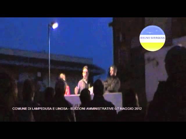 Comizio di apertura [2] | Bruno Siragusa Sindaco