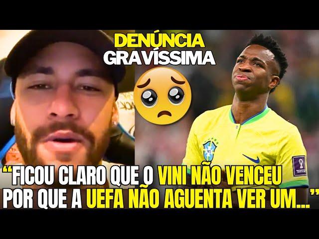 OLHA A REVOLTA DO NEYMAR COM O ROUBO DA BOLA DE OURO DO VINI JR HOJE