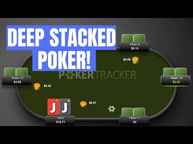 Ultra Deep Stacked Poker - ADVANCED Overbetting Strategy