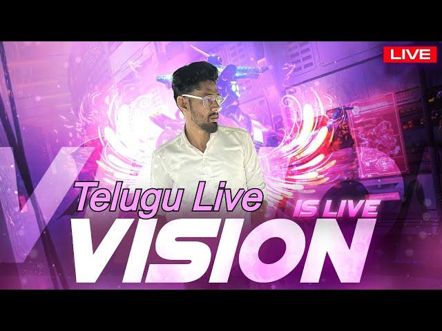 BGMI  TELUGU LIVE| REGULAR STREAMER BACK    #visionplays #Vision Plays