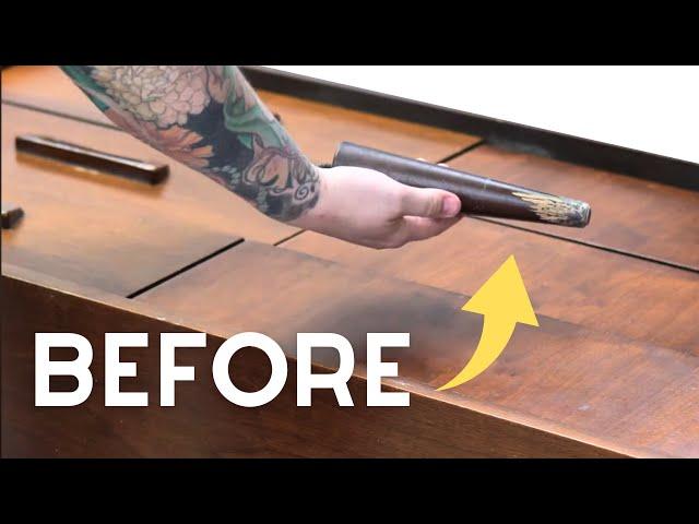 Incredible Odie's Oil Finish Transformation - 1960s Dresser Revival